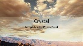  Presentation with death - Colorful slides enhanced with death valley backdrop and a coral colored foreground