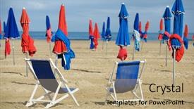  Presentation with rouen haute normandy france - PPT layouts with deauville beach in normandy france background and a  colored foreground