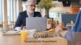  Presentation with ideas - Amazing theme having debriefing - work colleagues discussing ideas backdrop and a coral colored foreground