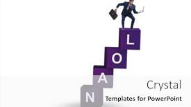  Presentation with loan - Slides consisting of debt-and-loan-concept background and a white colored foreground