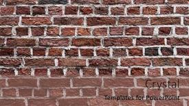  Presentation with decay - Slide set with decay-brick-wall-surface-background background and a violet colored foreground