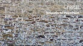  Presentation with decay - Theme consisting of decay-brick-wall-surface-background background and a gray colored foreground