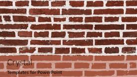  Presentation with decay - Slides enhanced with decay-brick-wall-surface-background background and a red colored foreground