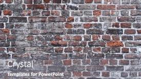  Presentation with decay - Slides consisting of decay-brick-wall-surface-background background and a gray colored foreground