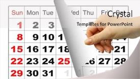  Presentation with december - Presentation theme having december 2012-2013 spiral calendar background and a light gray colored foreground