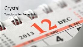  Presentation with december - Cool new presentation with december of 2013 calendar backdrop and a light gray colored foreground