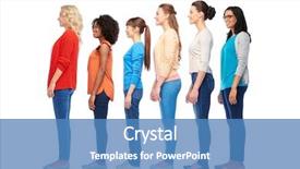  Presentation with diversity women - Slides having decent - diversity race ethnicity and people background and a teal colored foreground