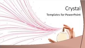  Presentation with colorful hands - Colorful PPT theme enhanced with decent floral - close up of woman hands backdrop and a  colored foreground