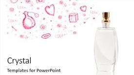  Presentation with colored - Cool new presentation design with decent floral - colored sketches coming backdrop and a  colored foreground