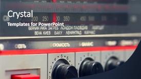  Presentation with ussr - Presentation having close up of monitor screen and web danger background and a red colored foreground