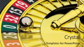  Presentation with cylinder - Cool new presentation theme with decided by chance number zero backdrop and a yellow colored foreground