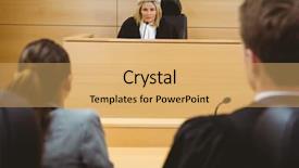  Presentation with decision - Audience pleasing presentation consisting of decision in the court room backdrop and a yellow colored foreground