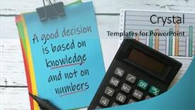  Presentation with decision making - PPT layouts having decision making and knowledge background and a light blue colored foreground