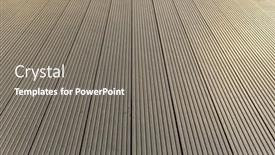  Presentation with composite - Presentation design consisting of deck-planks-of-wpc-composite background and a gray colored foreground