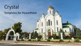  Presentation with nativity - Amazing PPT theme having nativity l in tiraspol capital backdrop and a light blue colored foreground