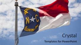  Presentation with declaration independence - Slide deck with declaration independence - close up view background and a teal colored foreground