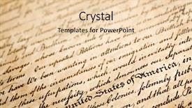  Presentation with declaration independence - Slide set with declaration of independence horizontal background background and a lemonade colored foreground