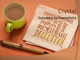 Declutter And Simplify Word Cloud PPT template 81 | CrystalGraphics