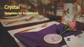  Presentation with wedding - Slide deck with decor table decor table layout background and a tawny brown colored foreground