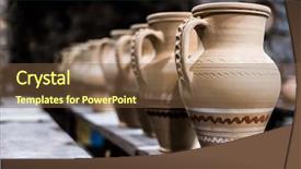  Presentation with clay - Cool new theme with decorated clay pots on shop backdrop and a  colored foreground