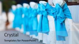  Presentation with chairs - Amazing presentation theme having flag of harbin china painted backdrop and a ocean colored foreground