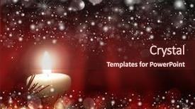  Presentation with christmas ribbon festive - PPT theme enhanced with decorated in a festive christmas background and a  colored foreground