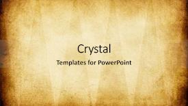  Presentation with vintage paper - Presentation design enhanced with decorated triangles in retro circus background and a lemonade colored foreground