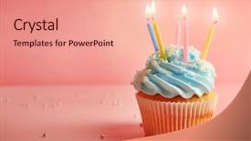  Presentation with bible candle cross - Audience pleasing PPT layouts consisting of decorated with candle on pink backdrop and a  colored foreground