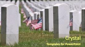  Presentation with virginia - Audience pleasing presentation theme consisting of decorated with u s flag backdrop and a tawny brown colored foreground