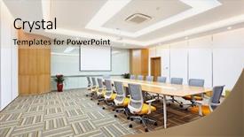  Presentation with decoration - Colorful slide set enhanced with decoration and design of modern backdrop and a lemonade colored foreground