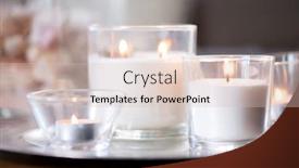  Presentation with fragrance - Cool new slides with cosiness concept - burning white fragrance backdrop and a lemonade colored foreground