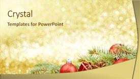  Presentation with fir tree - Presentation theme having defocused abstract light christmas tree shape to celebrate xmas and new year festival background and a black colored foreground