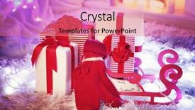  Presentation with boxes - PPT theme consisting of decoration on the soft carpet background and a coral colored foreground