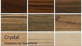  Presentation with furniture recliners - PPT theme enhanced with decoration sample - chipboards color palette and texture background and a coral colored foreground