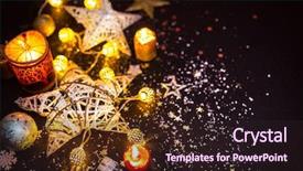  Presentation with christmas black kids - Amazing slide deck having decorations against a black background backdrop and a  colored foreground