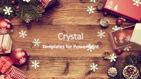  Presentation with wood rustic - Colorful slide deck enhanced with decorations on a rustic wood backdrop and a coral colored foreground