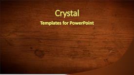 Presentation with dark vintage wood table texture - Presentation design featuring decorative brown - dark wooden texture background and a tawny brown colored foreground