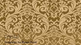  Presentation with renaissance - Cool new slide set with royal victorian seamless pattern - decorative brown renaissance background backdrop and a gold colored foreground
