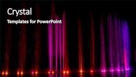  Presentation with light led - Theme having decorative dancing water jet led background and a  colored foreground
