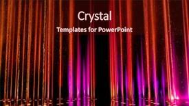  Presentation with light led - Theme with decorative dancing water jet led background and a wine colored foreground