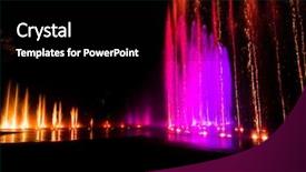  Presentation with led light - Amazing theme having decorative dancing water jet led backdrop and a black colored foreground