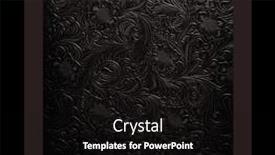  Presentation with brown leather - Beautiful PPT theme featuring decorative-dark-brown-background backdrop and a black colored foreground