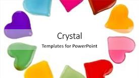  Presentation with colorful first birthday frame - PPT theme with decorative frame of colorful shaped background and a white colored foreground