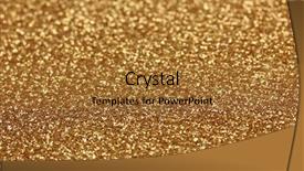  Presentation with gold sparkle animated - Slide deck having decorative gold background with sparkling background and a red colored foreground