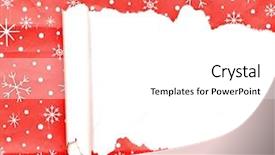  Presentation with torn paper - Audience pleasing PPT theme consisting of decorative paper over wood background backdrop and a white colored foreground