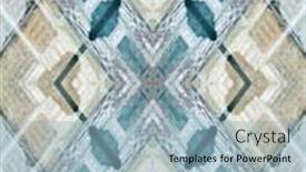  Presentation with pattern - Slide deck enhanced with decorative-seamless-pattern-multicolored-geometric background and a light blue colored foreground