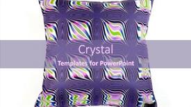  Presentation with pattern - Amazing presentation having decorative-soft-pillow-with-geometric backdrop and a violet colored foreground