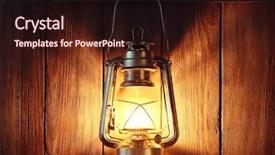  Presentation with design rustic wood wall texture - Slides featuring decorative things - lantern hanging on hook background and a wine colored foreground