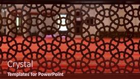  Presentation with motif - Slide set enhanced with decorative-wooden-motif-inside background and a tawny brown colored foreground