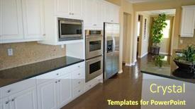  Presentation with community development - Beautiful presentation theme featuring decorator-interiors-of-a-model backdrop and a tawny brown colored foreground